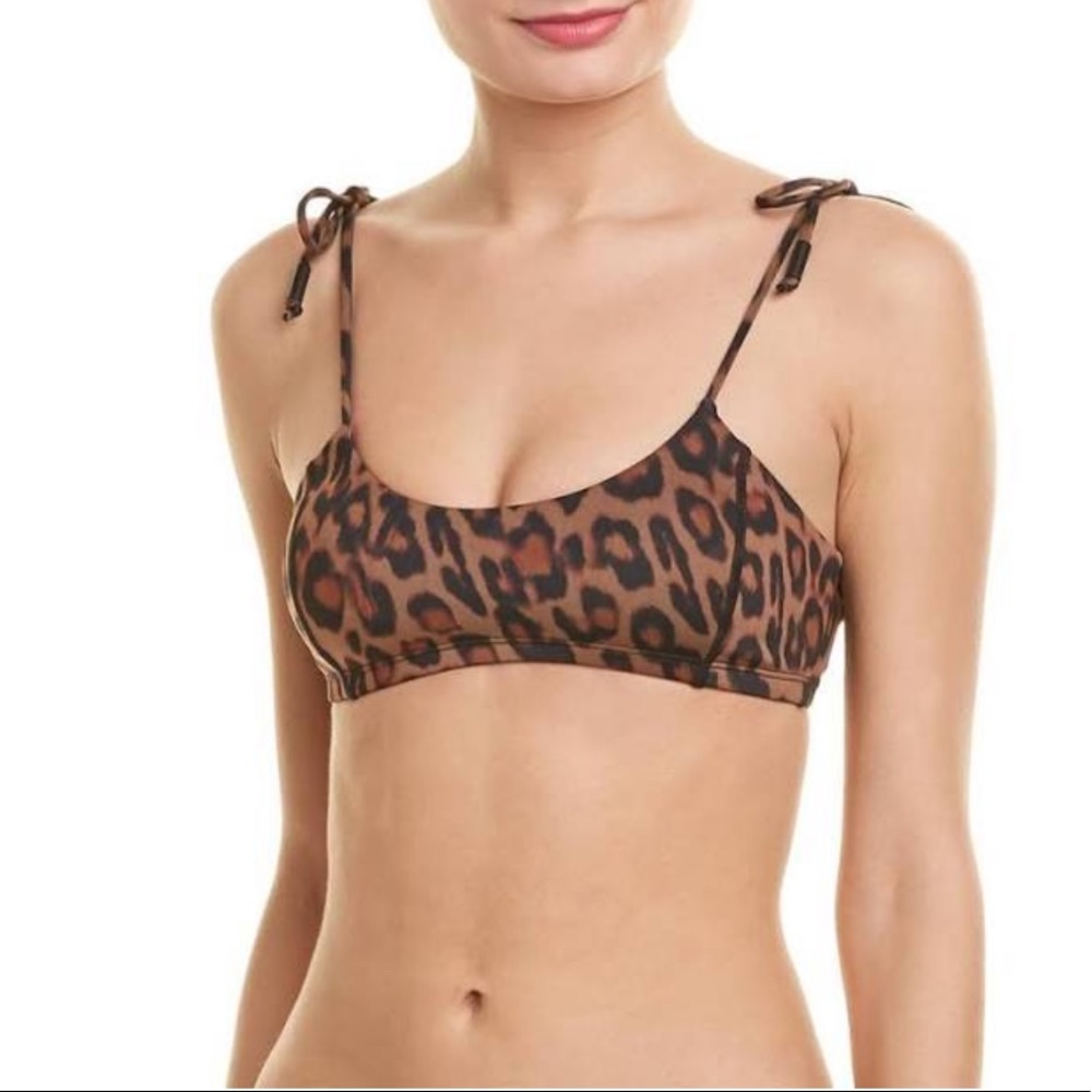 Kendall + Kylie Tie-shoulder Bikini Top - Large
